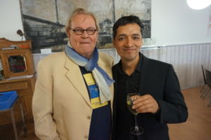 Ylöjärveläinen iskelmälaulaja Pasi Kaunisto muisteli esiintymistään vuoden 1978 Buenos Airesin kansainvälisillä tangofestivaaleilla, kun hän tapasi elämänmakuisia sävellyksiä soittaneen Pablo Rojasin Urkin Piilopirtillä. (Kuva: Matti Pulkkinen)