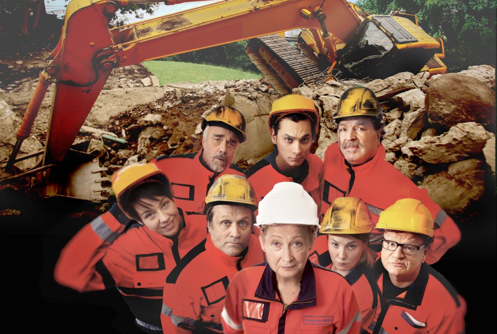 Vakavuusongelma pureutuu Lintupuiston rakennustyömaan arkeen. Vihdoinkin raksakarhut saavat kunnollisen puheenvuoron. Näytelmän sisältö koskettaa aitoutensa johdosta.