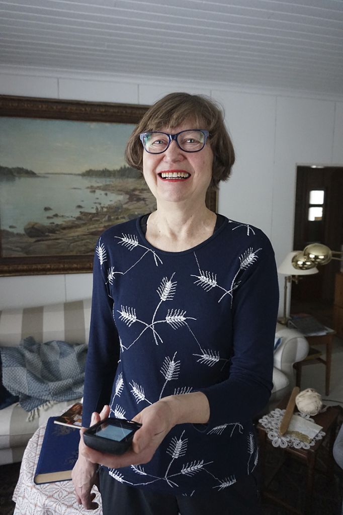 Maakuntaneuvos Marjatta Stenius-Kaukonen on elänyt diabeteksen kanssa vuodesta 1978 lähtien. Hänen mielestään glukoosisensorointi on suorastaan vallankumouksellinen edistysaskel. - Sensori auttaa hoitotasapainon ja elämänlaadun ylläpitämisessä, hän sanoo.