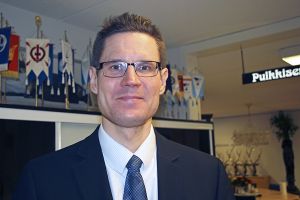 Perussuomalaisten kansanedustaja Sami Savio sanoo puolueensa olleen valmis hallitusvastuuseen. (Kuva: Matti Pulkkinen)