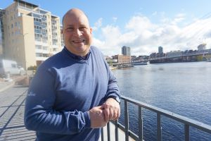 Matkailujohtaja Jari Ahjoharju korostaa, että vesiliikenteen ja -matkailun edistäminen on koko Pirkanmaan mahdollisuus ja tehtävä. (Kuva: Matti Pulkkinen)