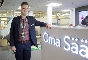 - Ihmiset satsaavat nyt asumiseen, sanoo Oma Säästöpankin Lempäälä-Ideaparkin konttorinjohtaja Samppa Harhala. (Kuva: Kari Pusa)